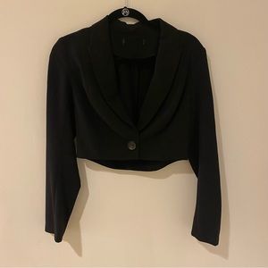 Cropped blazer size S